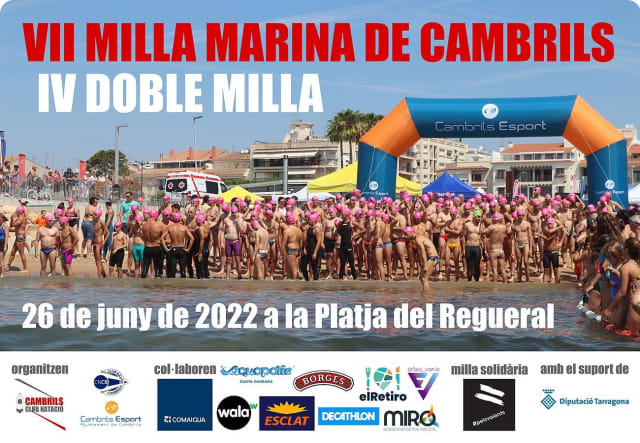 Cartel de la VII Milla Marina de Cambrils