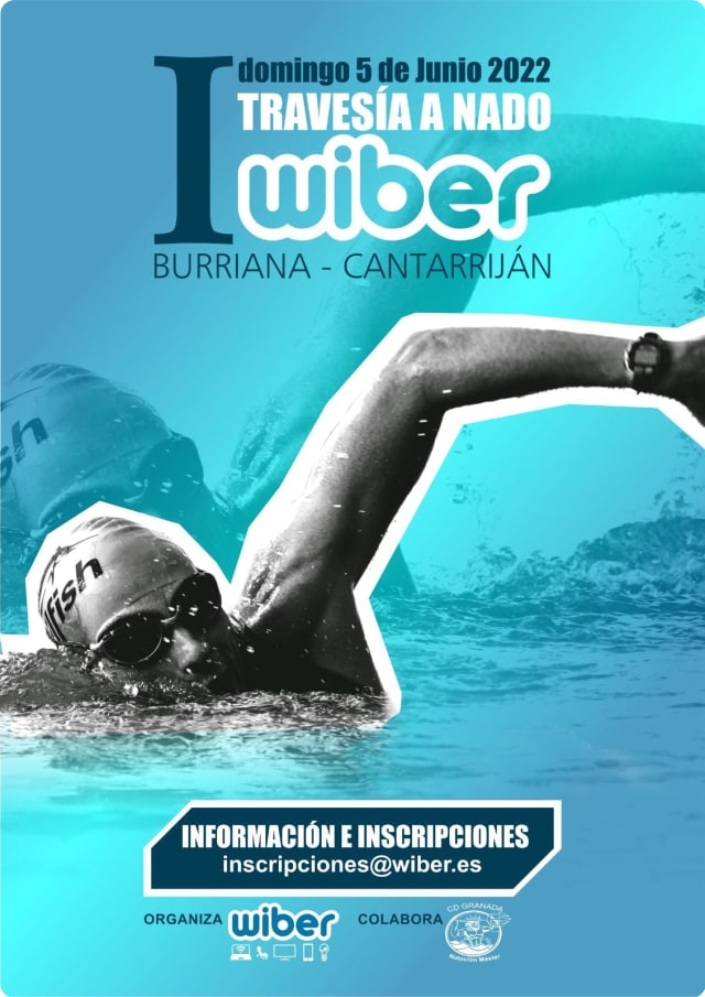 Cartel de la I Travesía Wiber - Burriana-Cantarriján