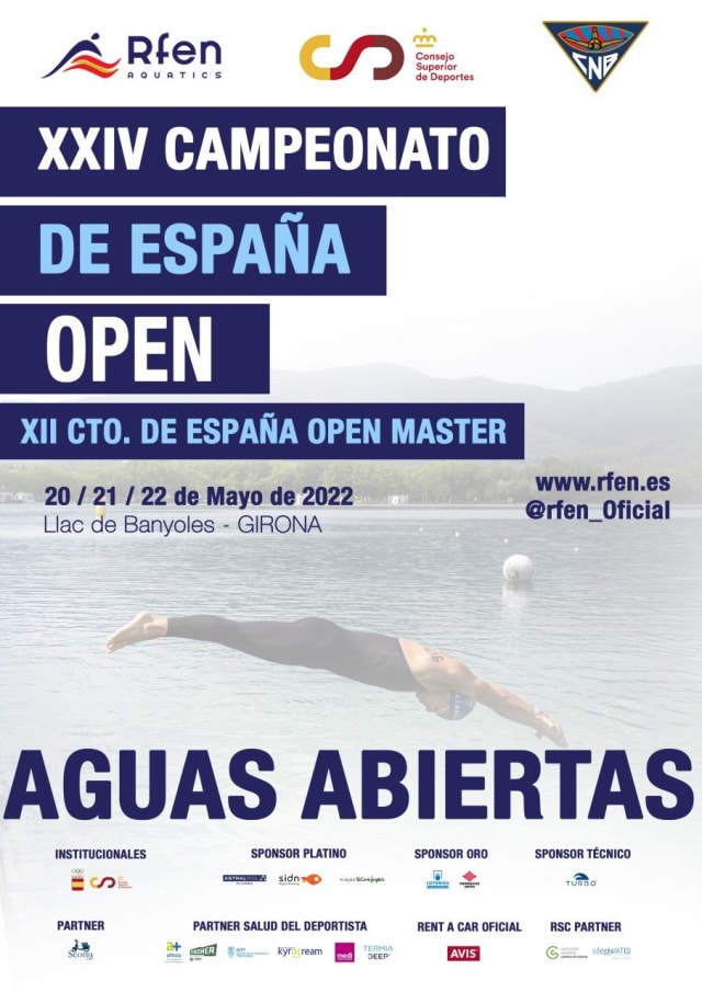 Cartel de la XXIV Cto. de España Aguas Abiertas