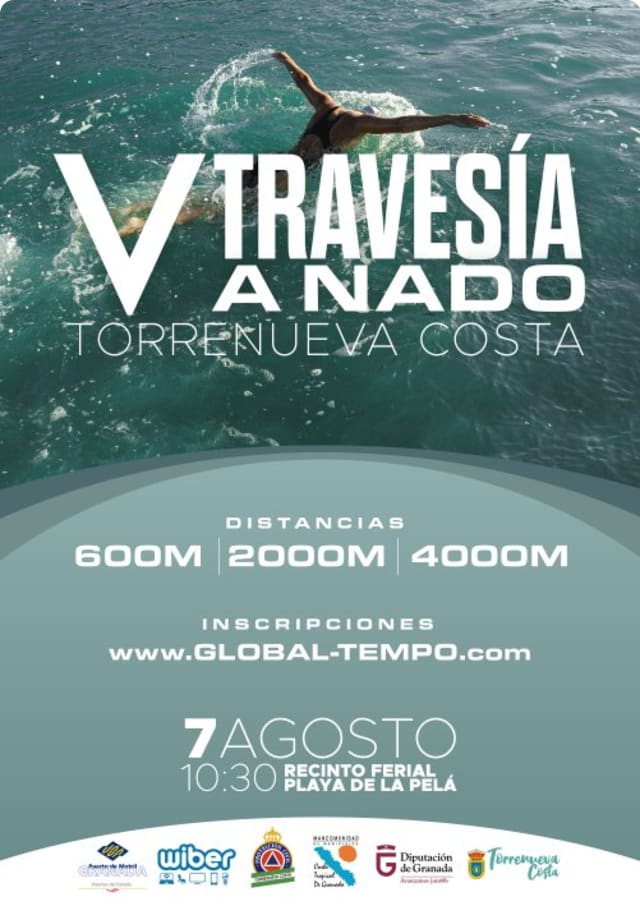 Cartel de la V Travesía de Torrenueva Costa