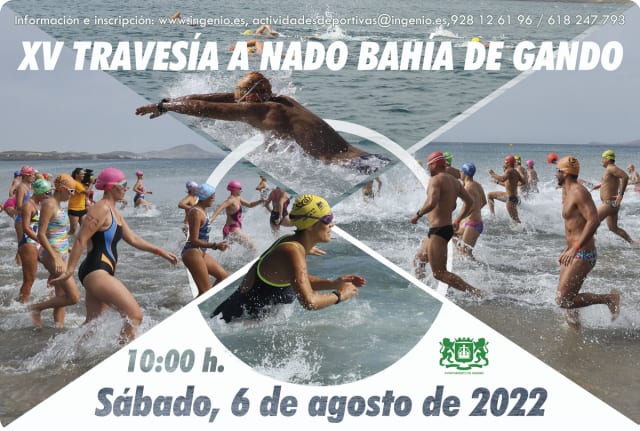 Cartel de la 19º Travesía Bahía de Gando