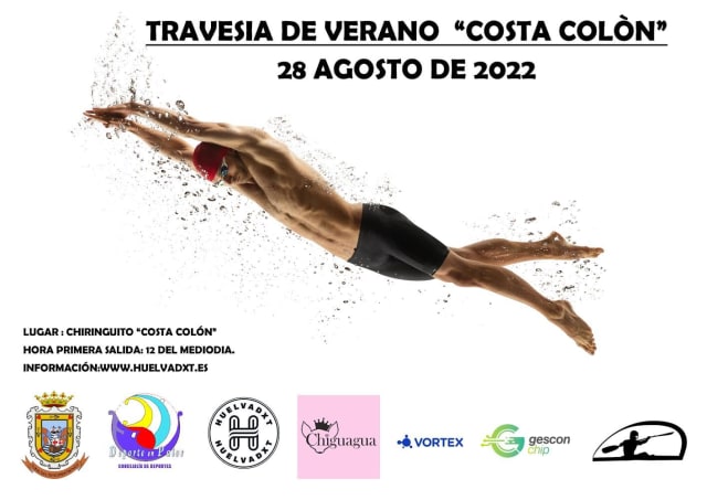 Cartel de la Travesía Verano Costa Colón