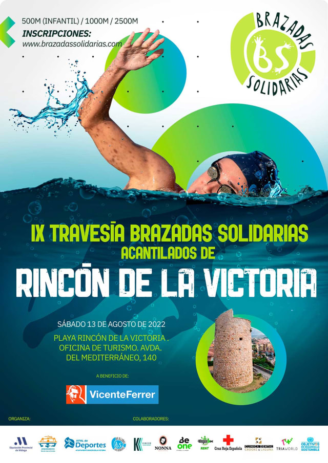 Cartel de la Acantilados Rincón de la Victoria