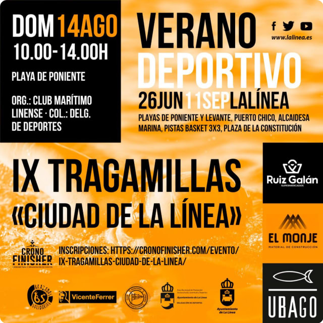 Cartel de la IX Tragamillas Ciudad de La Línea