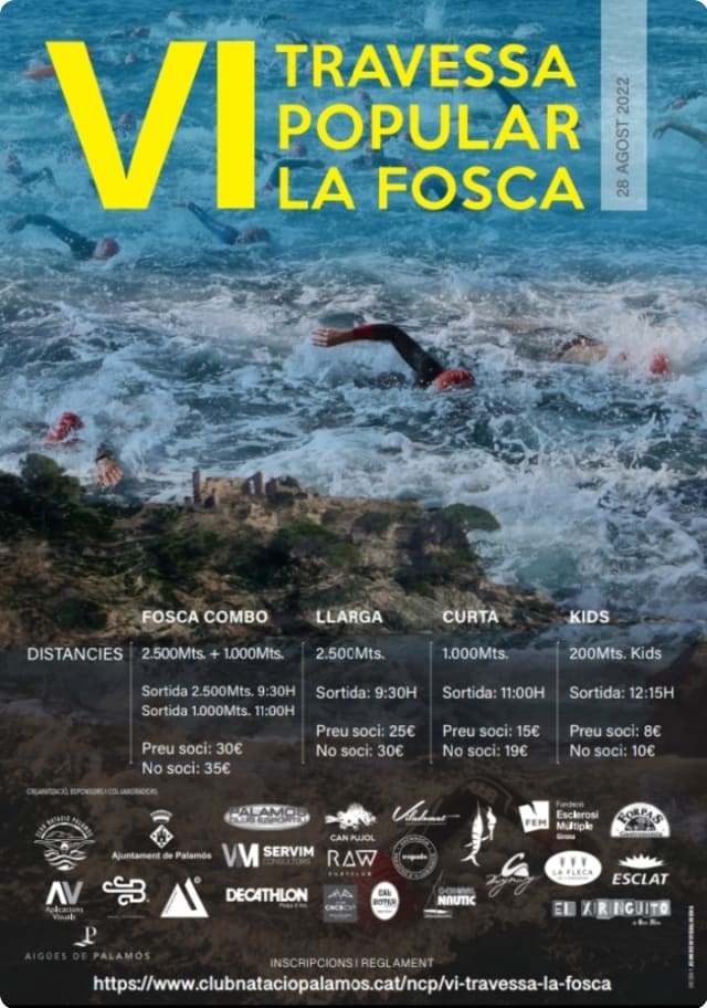 Cartel de la VI Travessa Popular a la Fosca