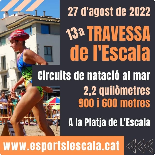 Cartel de la Travesía de L'Escala