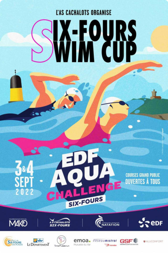 Cartel de la Six Fours Swim Cup