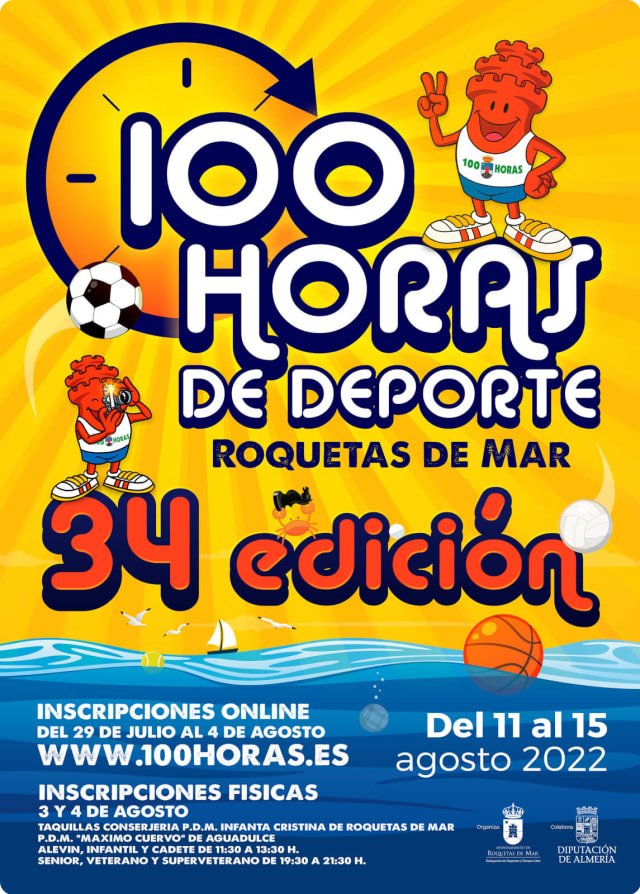 Cartel de la 100 Horas de Deporte