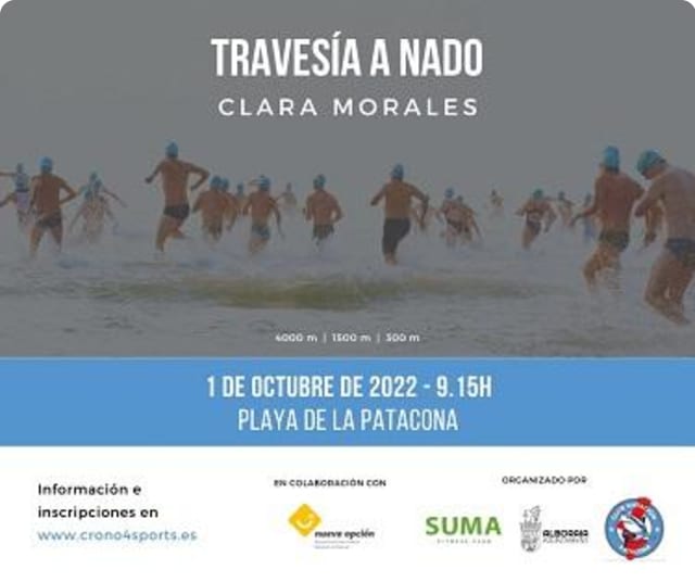 Cartel de la VI Travesía Clara Morales