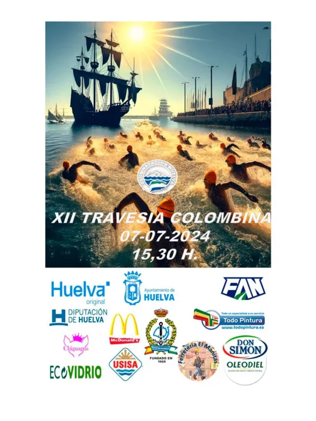 Cartel de la XII Travesía Colombina