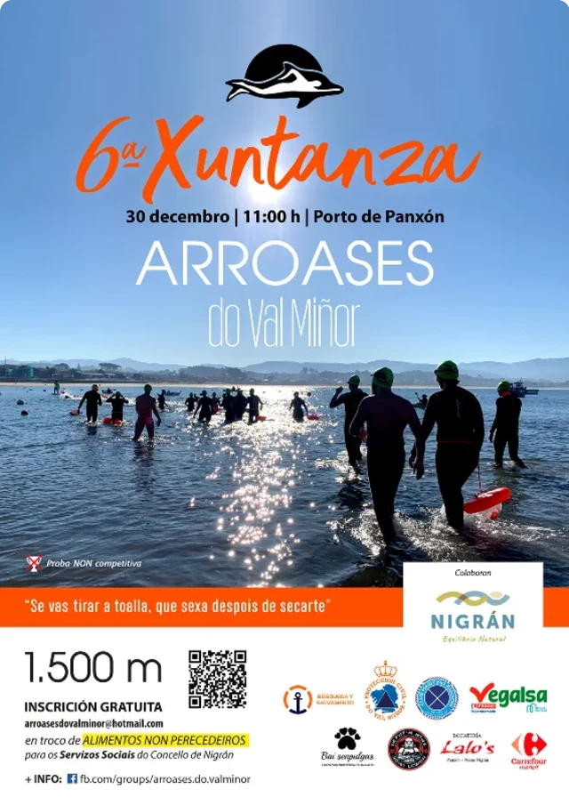 Cartel de la VI Xuntanza Arroases do Val Miñor