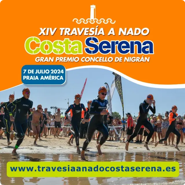 Cartel de la XIV Travesía Costa Serena