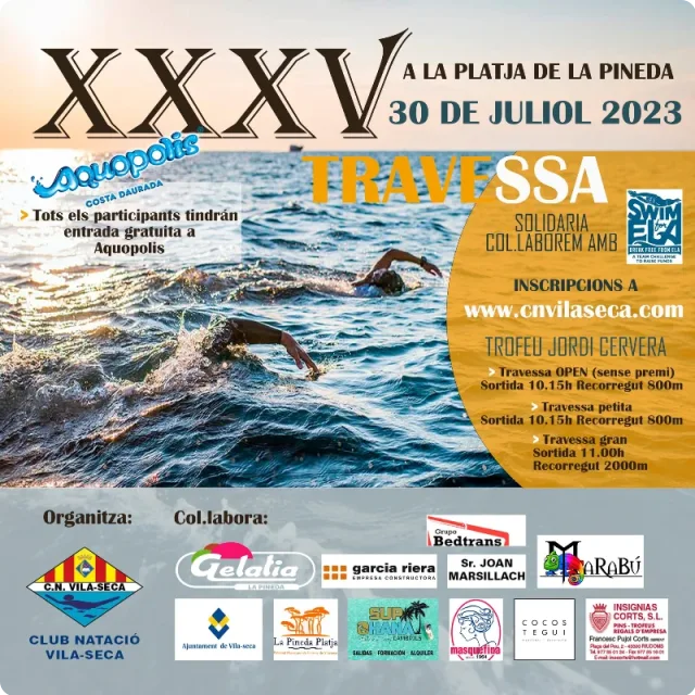 Cartel de la XXXV Platja de la Pineda