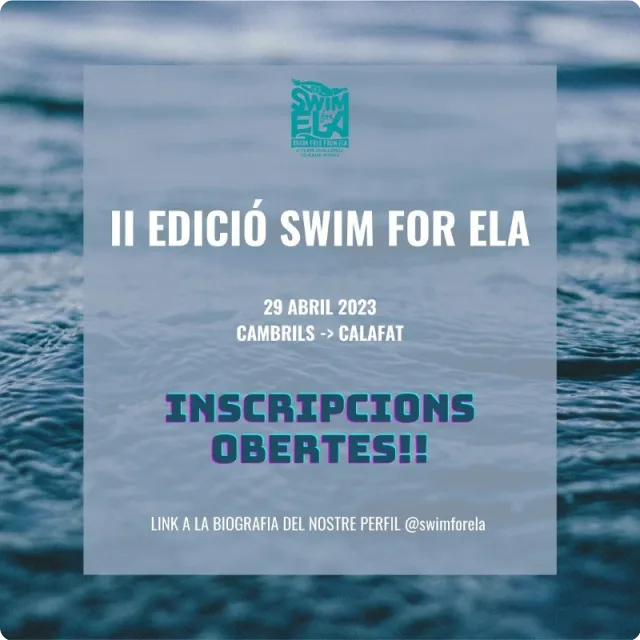 Cartel de la Swim for ELA