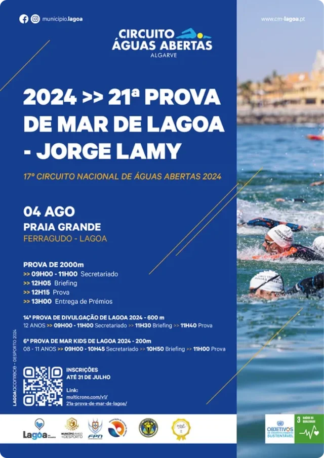 Cartel de la Prova de Mar de Lagoa