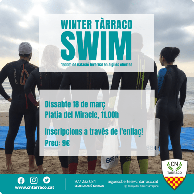 Cartel de la III Winter Tàrraco Swim