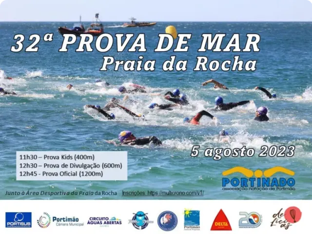 Cartel de la 32ª Prova de Mar Praia da Rocha