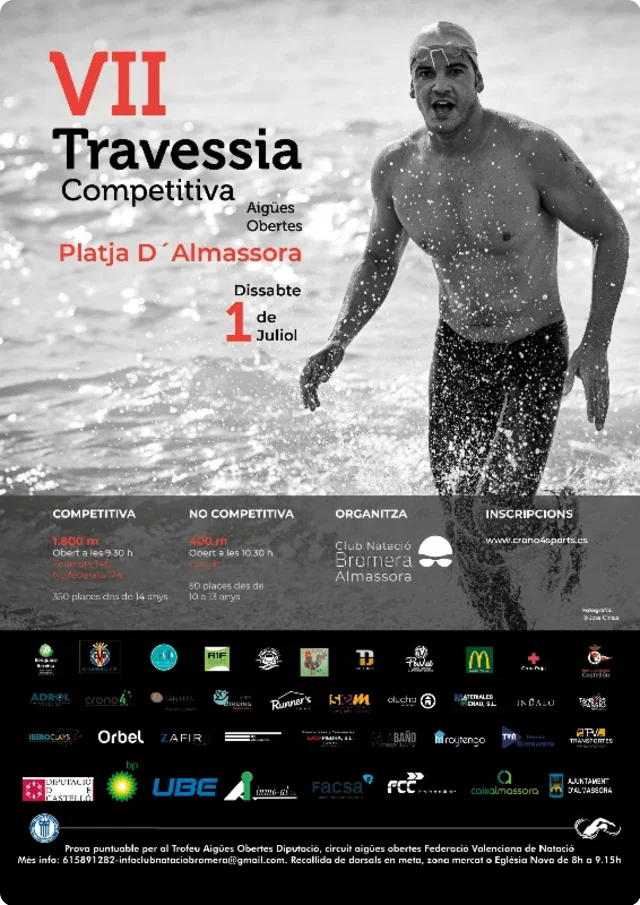 Cartel de la VII Travesía Platja Almassora