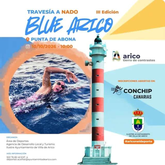 Cartel de la XXIV Travesía Blue Arico