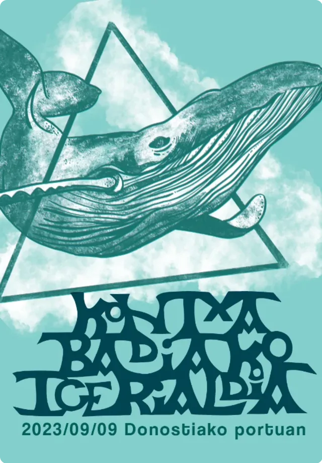 Cartel de la 79 Travesía Bahía de La Concha