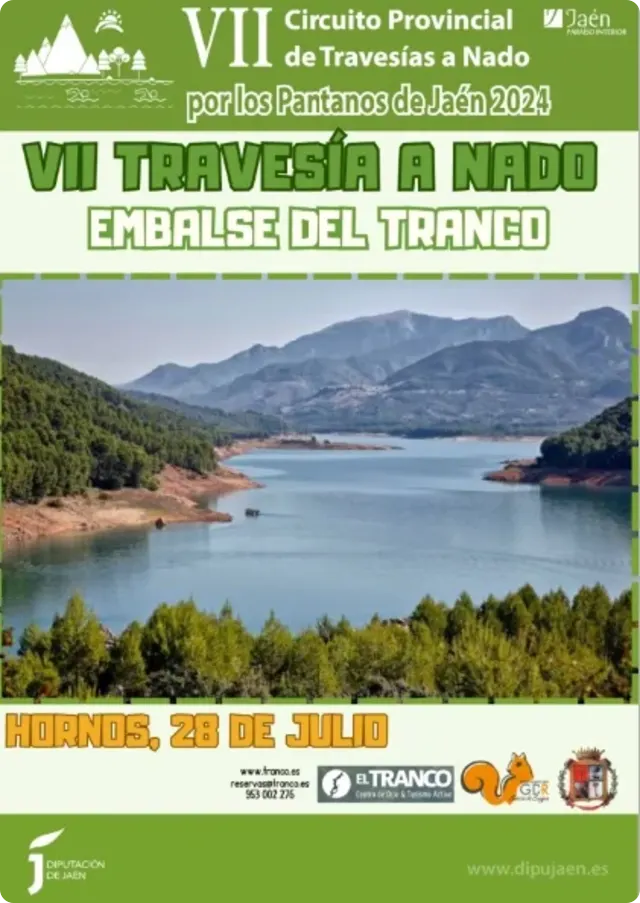 Cartel de la VII Embalse El Tranco