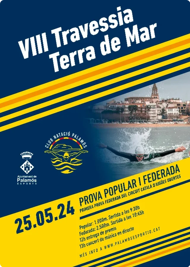 Cartel de la 8a Travessa Popular Badia de Palamós