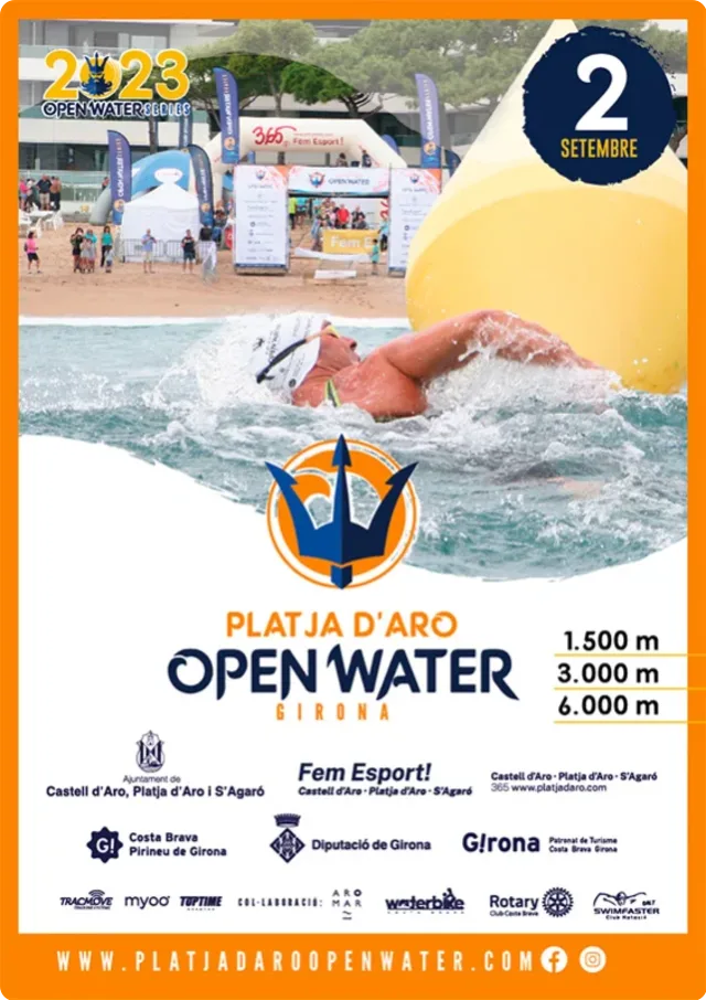 Cartel de la Platja d'Aro Open Water