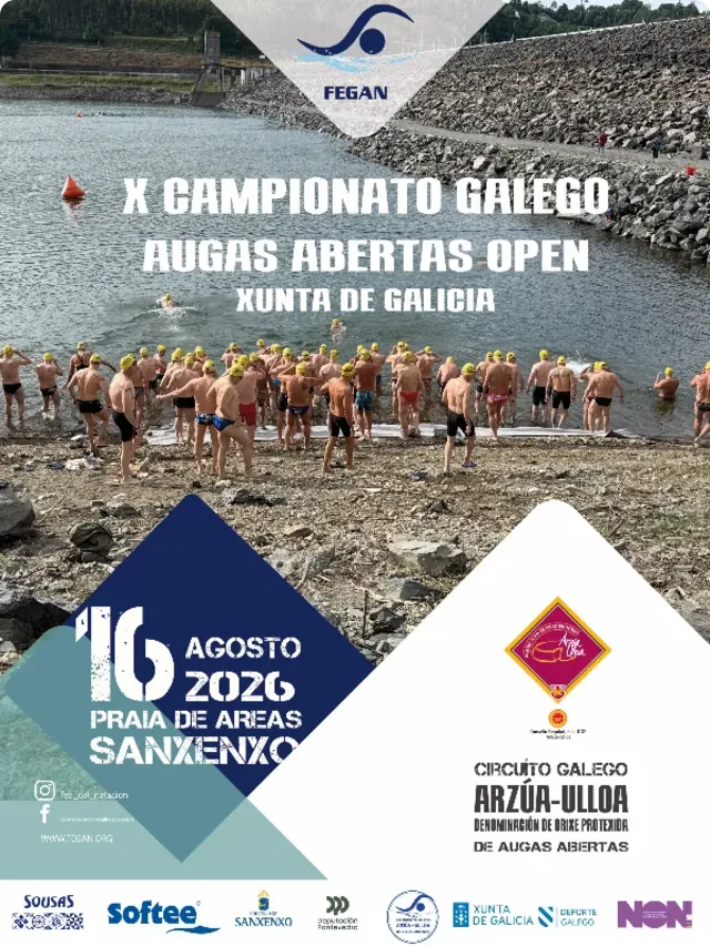 Cartel de la X Cto. Galego de Augas Abertas