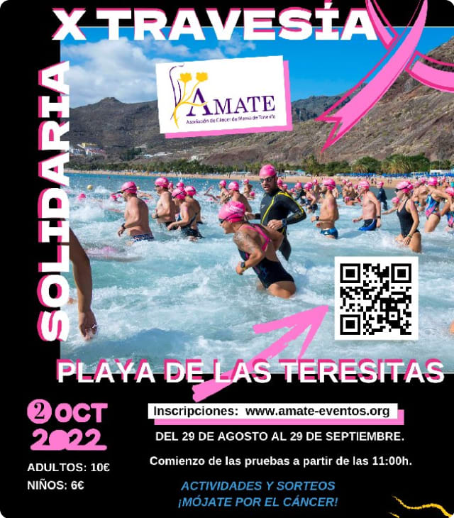 Cartel de la X Playa de las Teresitas