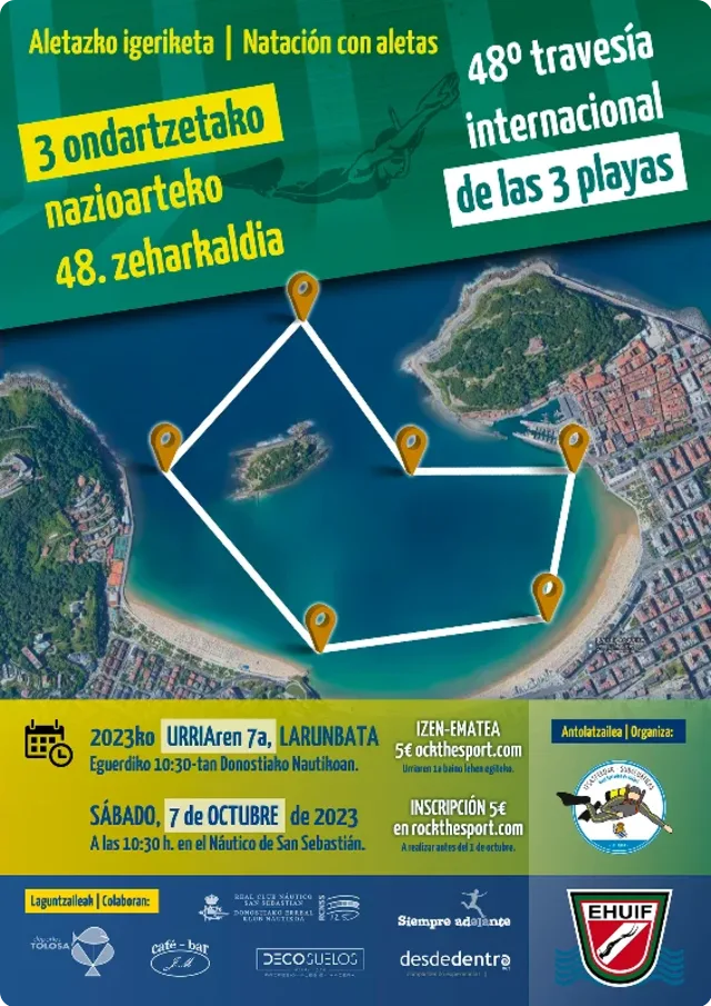 Cartel de la 48ª Travesía de las 3 Playas