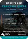 Cartel de la liga Circuito de Travesías Costa Desarrolla by Duacode 2021