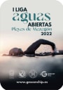 Cartel de la liga I Liga Aguas Abiertas Playas de Mazagón 2022