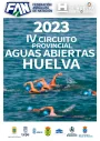 Cartel de la liga IV Circuito Provincial Aguas Abiertas Huelva 2023