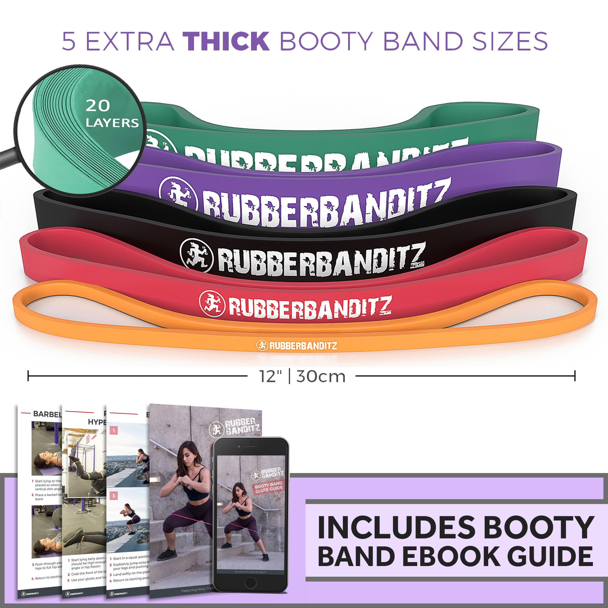 Buy Booty Kits, Resistance Bands RubberBanditz
