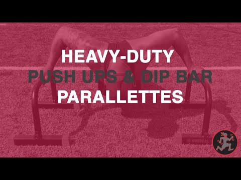 Buy Heavy Duty Parallettes Push Up Bars RubberBanditz