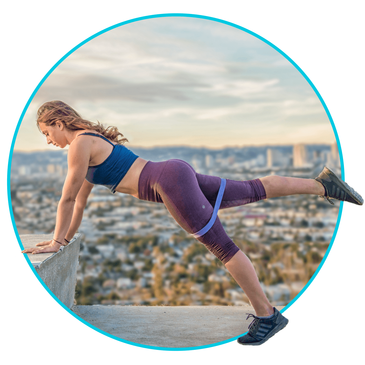 Glute Kickback with Mini Loop Booty Bands