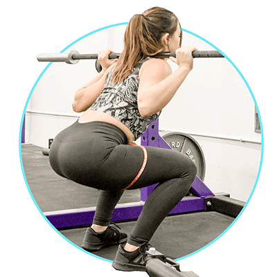 Squats with Mini Loop Booty Bands