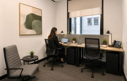 3 Person External Facing Private Office