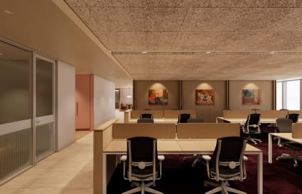 16-Person Private Office Comprising 14 Workstations & 2-Person Meeting Room