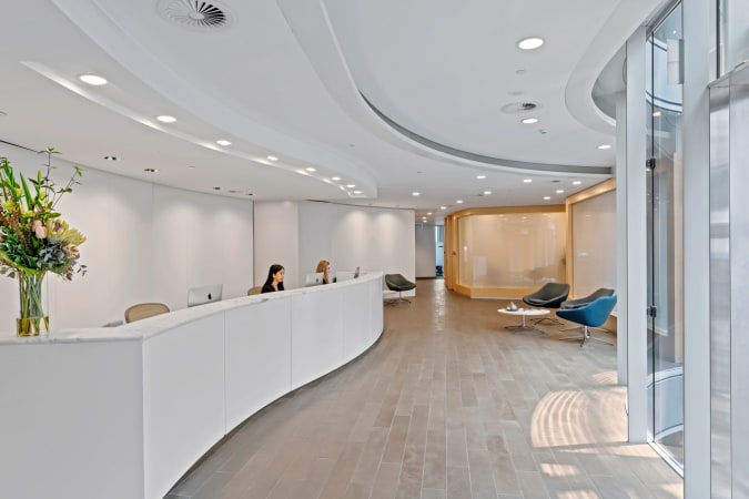 Image 1 of 9 Desk External Private Office with City & Harbour Views