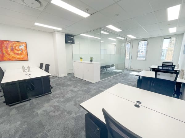 Image 1 of 12 Person Open-Plan Office with Private Meeting Room | 41 sqm