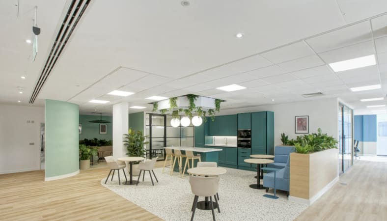 Image 1 of 46 Person Managed Office w/ 3 Meeting Rooms, 3 Phone Booths, Kitchen & Breakout | 3,061 Sq. Ft.