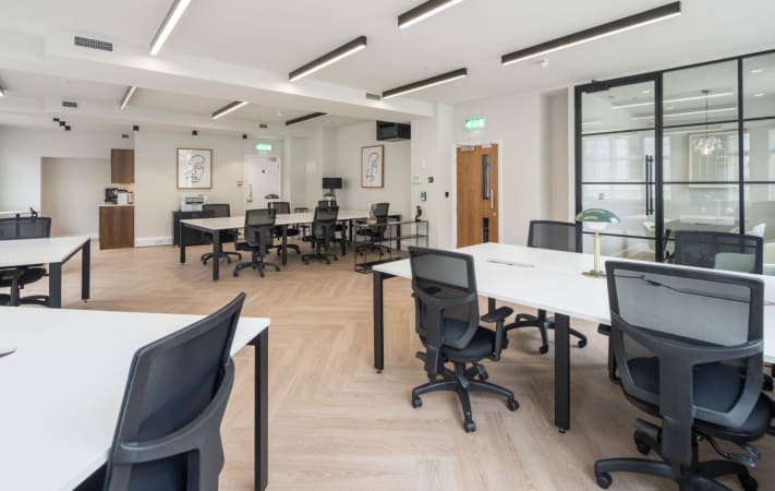 Image 1 of 16 Person Managed Office and Kitchen | 973 Sq. Ft. (Available March 2027) with 2 Meeting Rooms