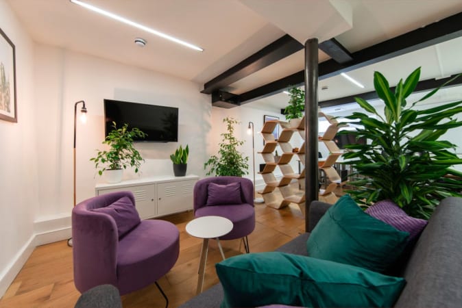 Image 1 of 35 Person Private Office with Meeting Room & Kitchen | 1,300 Sq. Ft.