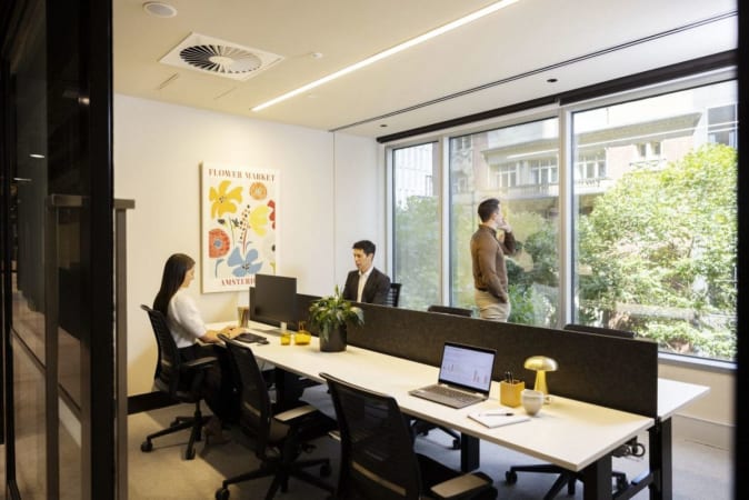 6 person private office
