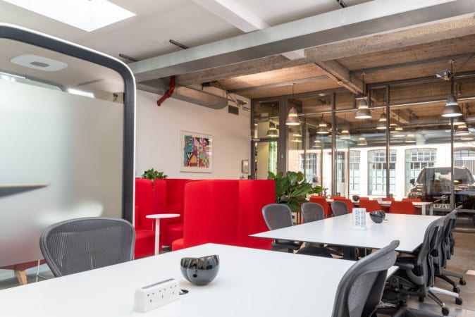 Image 1 of Private Office for up to 16-20 People with Meeting Room, Phone Booths & Kitchen | 900 Sq. Ft.