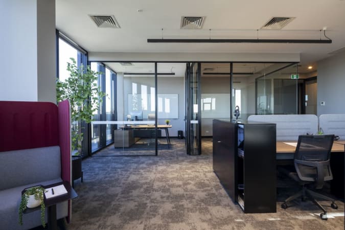 Image 1 of 16-Workstation Office Suite with Dedicated Meeting Room and Executive Suite