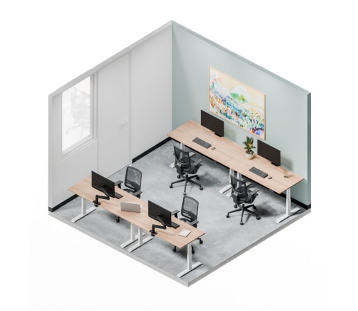 Image 1 of Suite 3 - 12.9sqm | 4 Person Private Internal Office