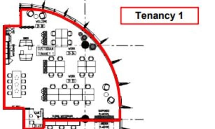 Image 1 of 202 sqm | 20 Workstations with 2 Kitchens, Parents Room, Wellness Room and Access to Terrace