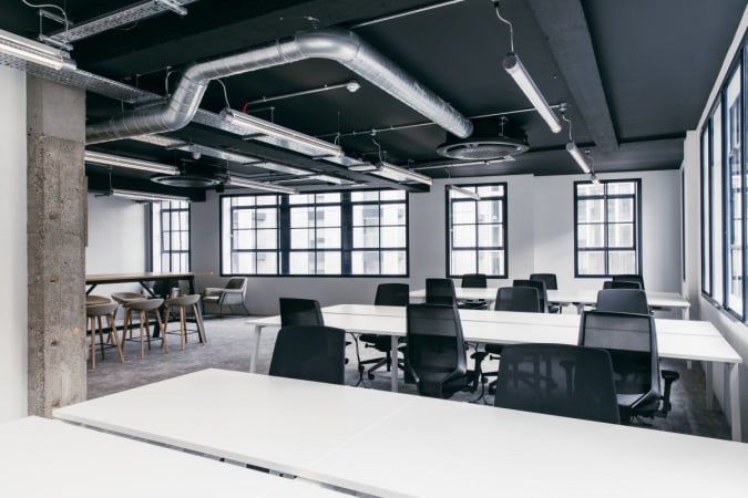 Image 1 of 24 Person Managed Office w/ 2 Meeting Rooms, Collab Area, Teapoint & Phone Booths | 2,643 Sq. Ft.